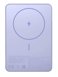 Портативный аккумулятор Xiaomi Magnetic Ultra-Thin Power Bank 5000 mAh 7.5W WPB0507S фиолетовый