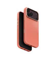 Чехол кожанный Uniq Lyden MagSafe для iPhone 18 Pro терракотовый