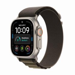 Apple Watch Ultra 4 GPS + Cellular, 49 мм, корпус из натур. титана, ремешок Alpine оливкого цвета