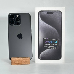 Смартфон Apple iPhone 15 Pro Max 256Гб &quot;черный титан&quot; б/у