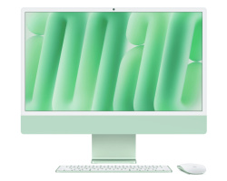 Apple iMac 24" Retina 4,5K, M4 (8C CPU, 8C GPU, 2024), 16 ГБ, 256 ГБ SSD, зеленый (MWUE3)