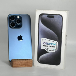 Смартфон Apple iPhone 15 Pro 512Гб "синий титан" б/у
