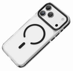 Чехол силиконовый Keephone Shockstar с MagSafe для iPhone 17 Pro Max черный