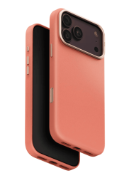 Чехол кожанный Uniq Lyden MagSafe для iPhone 17 Pro Max/18 Pro Max терракотовый