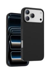 Чехол кожанный Keephone Peekaboo с MagSafe для iPhone 17 Pro Max/18 Pro Max черный