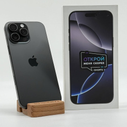 Смартфон Apple iPhone 16 Pro Max 256Гб &quot;черный титан&quot; б/у
