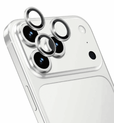 Защитное стекло камеры Wiwu Titan Lens Guard для iPhone 17 Pro/17 Pro Max серебристое