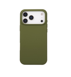 Чехол силиконовый Silicone Case для iPhone 17 Pro Max темно-зеленый