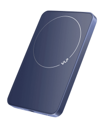 Внешний аккумулятор VLP Qi2 5000mAh темно-синий