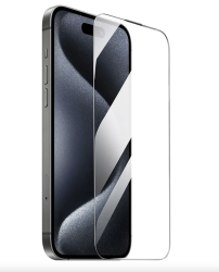 Защитное стекло для iPhone 15/16 3D черное