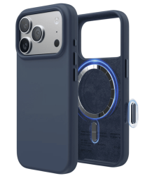 Чехол Elago с MagSafe силиконовый для iPhone 17 Pro темно-синий