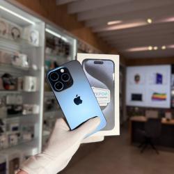 Смартфон Apple iPhone 15 Pro 128Гб "синий титан" б/у