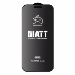 Защитное стекло SupGlass для iPhone 17 Pro 3D матовое черное