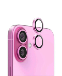 Защитное стекло камеры Anank Titanium Lens Guard для iPhone 16/16 Plus розовое