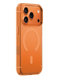 Чехол пластиковый Kzdoo Ice Guard MagSafe для iPhone 17 Pro Max оранжевый