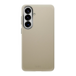 Чехол кожаный Uniq Lyden MagSafe для Galaxy S26 Plus бежевый