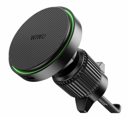 Автомобильный держатель с БЗУ Wiwu Aramid Fiber Qi2 15W CH-325 черный