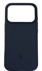 Чехол силиконовый Spigen Magsafe для iPhone 17 Pro синий