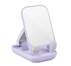 Держатель для телефона Baseus Seashell с зеркалом фиолетовый