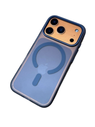 Чехол силиконовый Keephone Mococo с MagSafe для iPhone 17 Pro Max синий