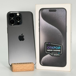 Смартфон Apple iPhone 15 Pro Max 256Гб "черный титан" б/у