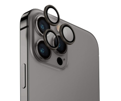 Защитное стекло камеры Uniq Optix для iPhone 15 Pro/15 Pro Max серое
