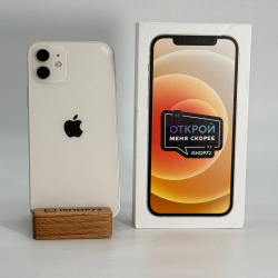 Смартфон Apple iPhone 12 64Гб белый б/у