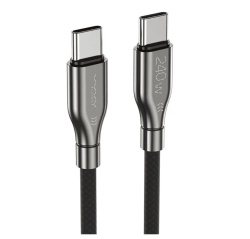 Кабель Vyvylabs Hardcore Type-C to Type-C 240W (2м) тканевый черный