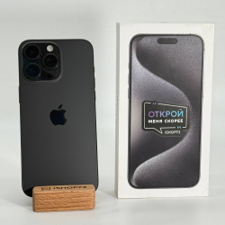 Смартфон Apple iPhone 15 Pro Max 256Гб &quot;черный титан&quot; б/у