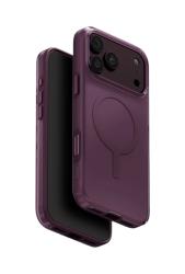 Чехол Uniq Clario MagSafe для iPhone 17 Pro/18 Pro бордовый