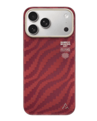 Чехол Airity Bamboo с MagSafe для iPhone 17 Pro Max Claret Red