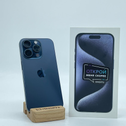 Смартфон Apple iPhone 15 Pro 128Гб "синий титан" б/у