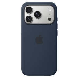 Чехол силиконовый Silicone Case Magsafe для iPhone 17 Pro темно-синий