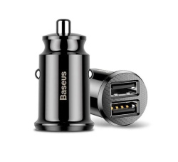 АЗУ Baseus PPS USB + USB 30W Car Charger черное