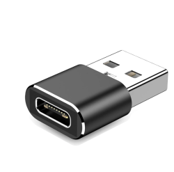 Переходник Baseus Type-C Male to USB черный