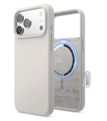 Чехол Elago с MagSafe силиконовый для iPhone 17 Pro бежевый