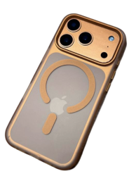 Чехол силиконовый Keephone Mococo с MagSafe для iPhone 17 Pro оранжевый