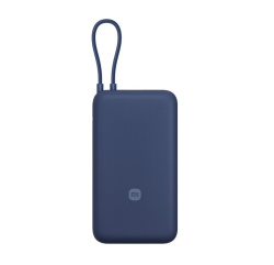 Аккумулятор внешний Xiaomi Mi Power Bank With Cable USB-C 20000mAh Pocket Version PB2030MI синий