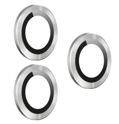 Защитное стекло камеры Uniq Optix для iPhone 13 Pro/13 Pro Max серебристое