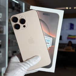 Смартфон Apple iPhone 16 Pro Max 256 Гб "песчаный титан" б/у