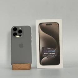Смартфон Apple iPhone 15 Pro 128Гб "натуральный титан" б/у