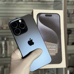 Смартфон Apple iPhone 15 Pro 256Гб "синий титан" б/у