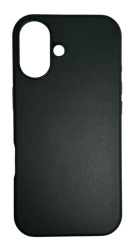 Чехол кожаный LeatherCase MagSafe для iPhone 17 черный