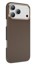 Чехол Keephone Kevlar Norra с MagSafe для iPhone 17 Pro коричневый