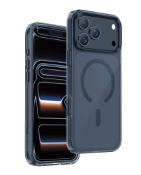 Чехол силиконовый Keephone Mococo с MagSafe для iPhone 17 Pro синий