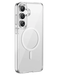 Чехол силиконовый Wiwu с MagSafe для Samsung Galaxy S26 прозрачный