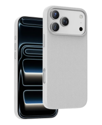 Чехол кожанный Keephone Peekaboo с MagSafe для iPhone 18 Pro Max белый