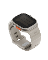 Ремешок Uniq Alton для Apple Watch 42/44/45/49 мм бежевый