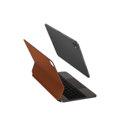 Чехол-клавиатура Uniq Venno Pro Magic Keyboard для iPad Air 11'' (2024/2025) коричневая