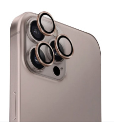 Защитное стекло камеры Uniq Optix Prime Sapphire для iPhone 16 Pro/16 Pro Max бронзовое